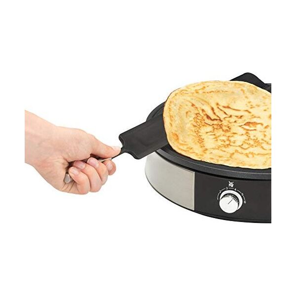 WMF WMF Lono Crepes Maker (1600 W, O 33 cm, naleśnikarka z obracarką i dystrybutorem ciasta, nieprzywierająca)