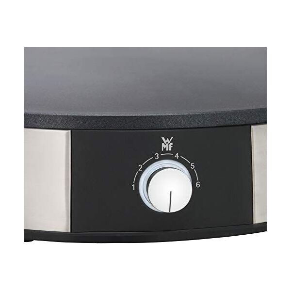 WMF WMF Lono Crepes Maker (1600 W, O 33 cm, naleśnikarka z obracarką i dystrybutorem ciasta, nieprzywierająca)