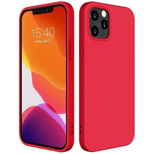 ETUI SILICONE CASE IPHONE 12 PRO MAX CZERWONY  standard