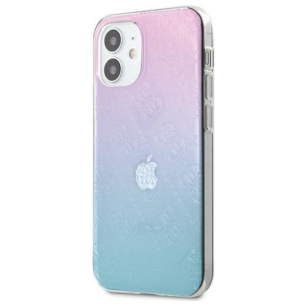Guess Guess GUHCP12S3D4GGBP iPhone 12 mini 5,4 niebiesko-różowy/blue&pink hardcase 4G 3D Pattern Collection