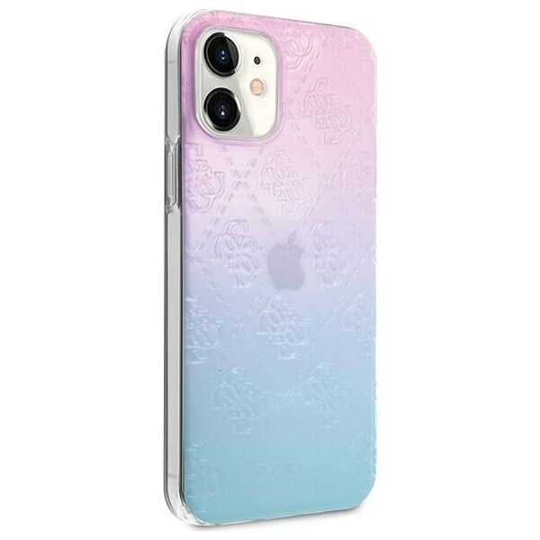 Guess Guess GUHCP12S3D4GGBP iPhone 12 mini 5,4 niebiesko-różowy/blue&pink hardcase 4G 3D Pattern Collection