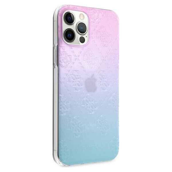 Guess Guess GUHCP12L3D4GGBP iPhone 12 Pro Max 6,7 niebiesko-różowy/blue&pink hardcase 4G 3D Pattern Collection