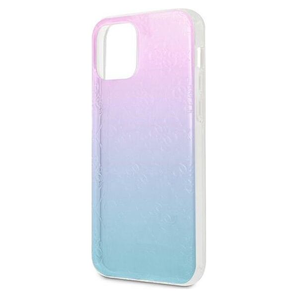 Guess Guess GUHCP12L3D4GGBP iPhone 12 Pro Max 6,7 niebiesko-różowy/blue&pink hardcase 4G 3D Pattern Collection