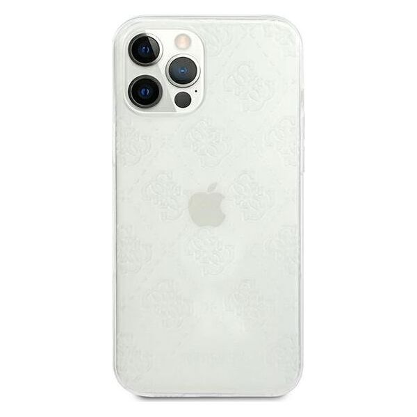 Guess Guess GUHCP12L3D4GTR iPhone 12 Pro Max 6,7 transparent hardcase 4G 3D Pattern Collection