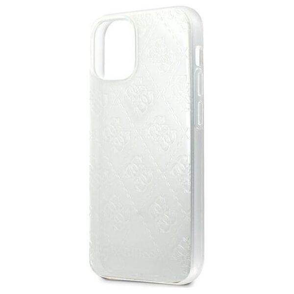 Guess Guess GUHCP12S3D4GTR iPhone 12 mini 5,4 transparent hardcase 4G 3D Pattern Collection