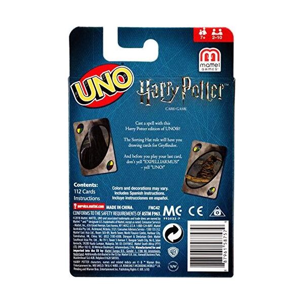 Mattel Karty Uno Harry Potter FNC42