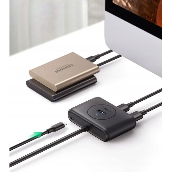 HUB USB Ugreen CR113 4x USB-A 3.0 (UGR601BLK)