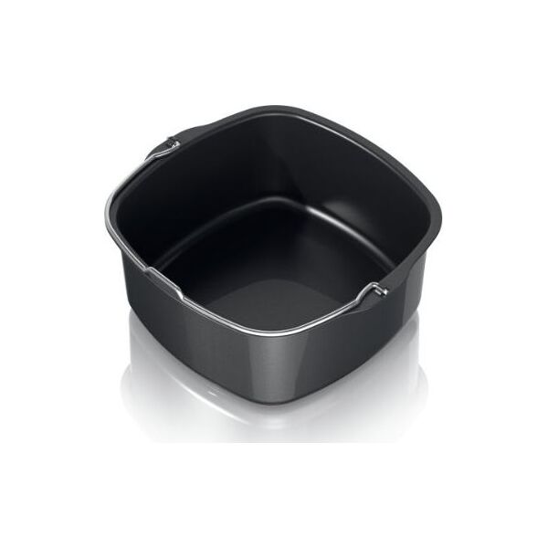 Philips Zestaw do pieczenia Philips HD9925 / 01 do urządzenia Airfryer (blacha do pieczenia i pojemniki na muffinki), metalowy, czarny / czerwony