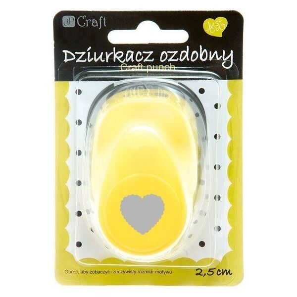 Artequipment Dziurkacz ozdobny 2.5 cm serce