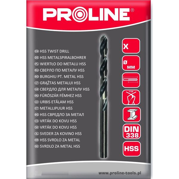 Wiertło Pro-Line Wiertło HSS do metalu 1.0 mm (76810)