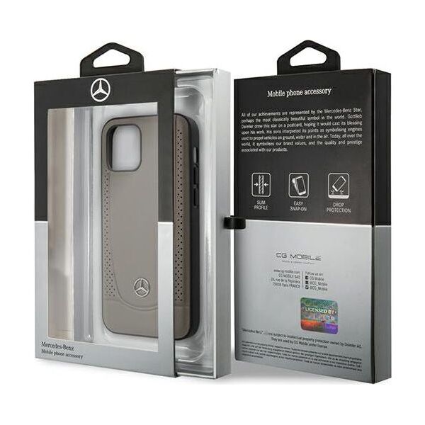 Mercedes Mercedes MEHCP12SARMBR iPhone 12 mini 5,4" brązowy/brown hardcase Urban Line