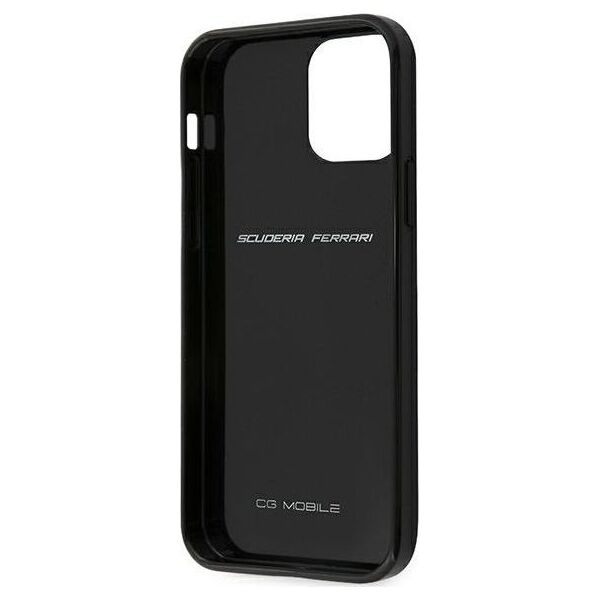 Ferrari Ferrari FERCAHCP12SBK iPhone 12 mini 5,4 czarny/black hardcase On Track Real Carbon