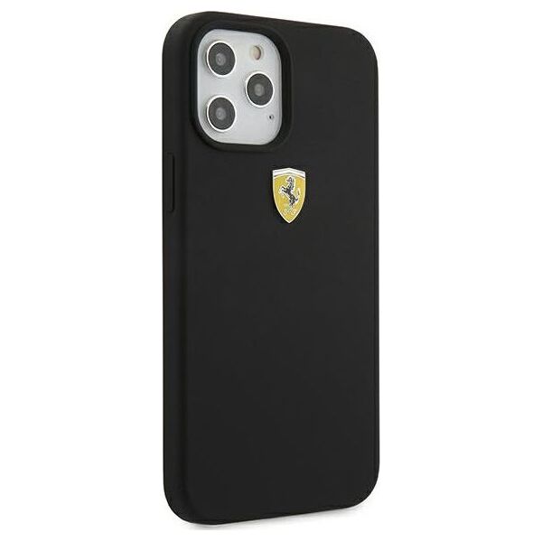 Ferrari Ferrari FESSIHCP12LBK iPhone 12 Pro Max 6,7 czarny/black hardcase On Track Silicone