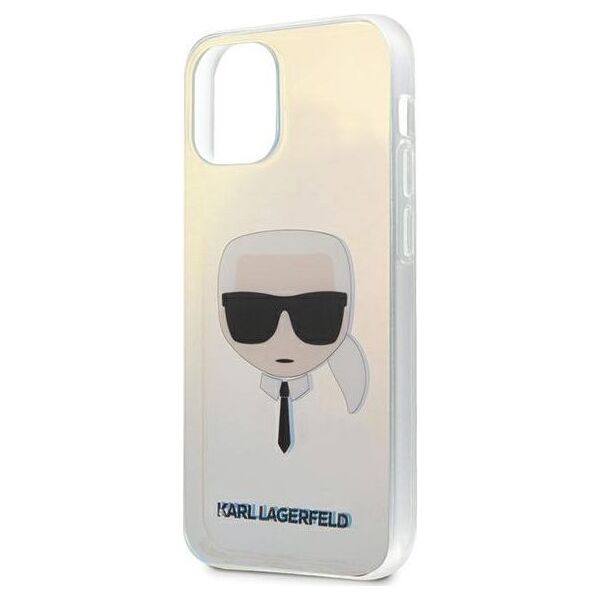 Karl Lagerfeld Etui Karl Lagerfeld KLHCP12SPCKHML do iPhone 12 mini 5,4 multicolor hardcase Iridescent Karl`s Head
