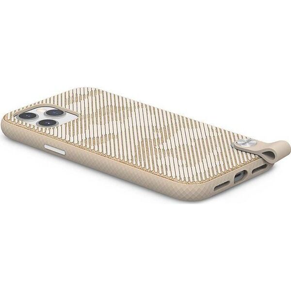 Moshi Moshi Altra - Etui z odpinaną smyczką na iPhone 12 / iPhone 12 Pro (Sahara Beige)