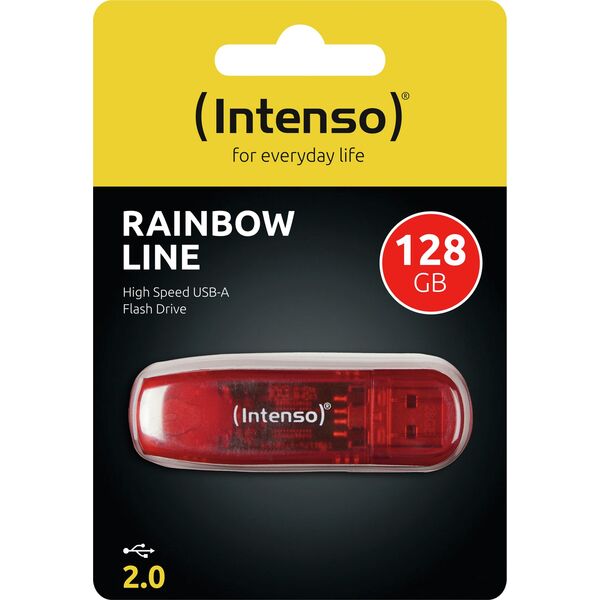 Pendrive Intenso Rainbow Line, 128 GB  (3502491)