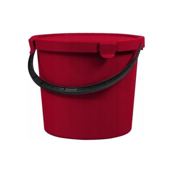 Plast Team Wiadro Z Pokrywą Berry Wiśniowe 10l PlastTeam