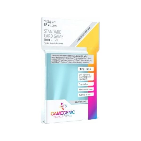 Gamegenic Koszulki na karty 66x91mm Prime Stand 50 sztuk