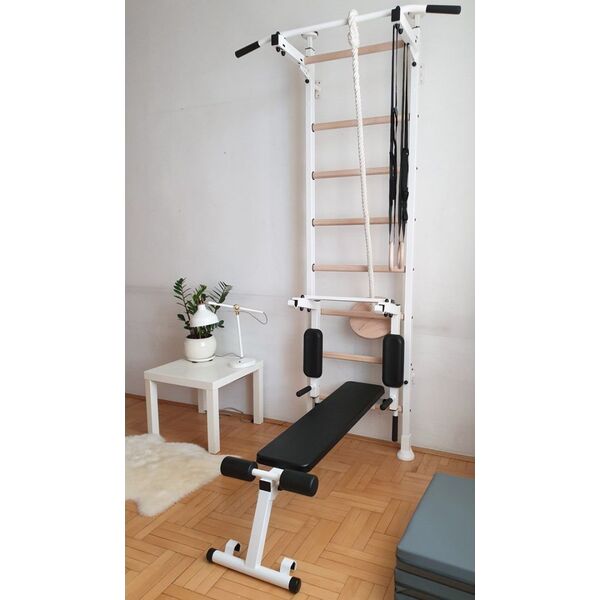 BenchK Drabinka gimnastyczna wielofunkcyjna drążek poręcz (830047)