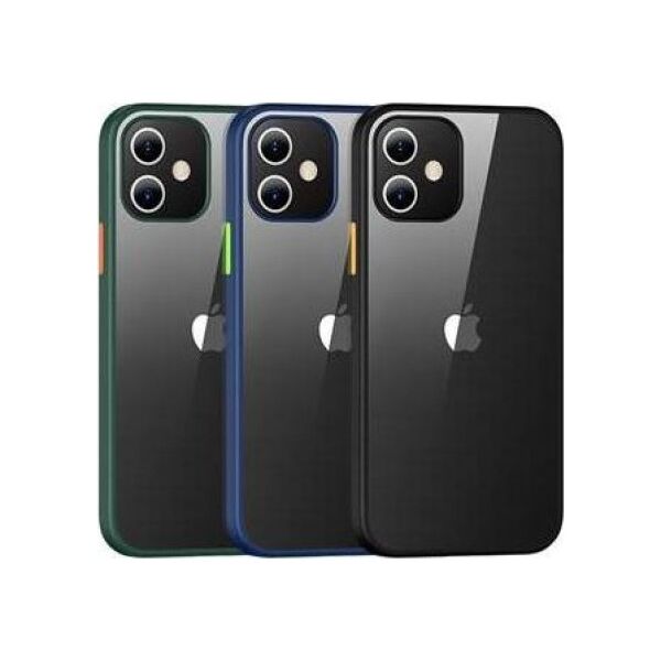 Usams USAMS US-BH626 ETUI PC+TPU IPHONE 12 MINI CIEMNO-ZIELONY standard