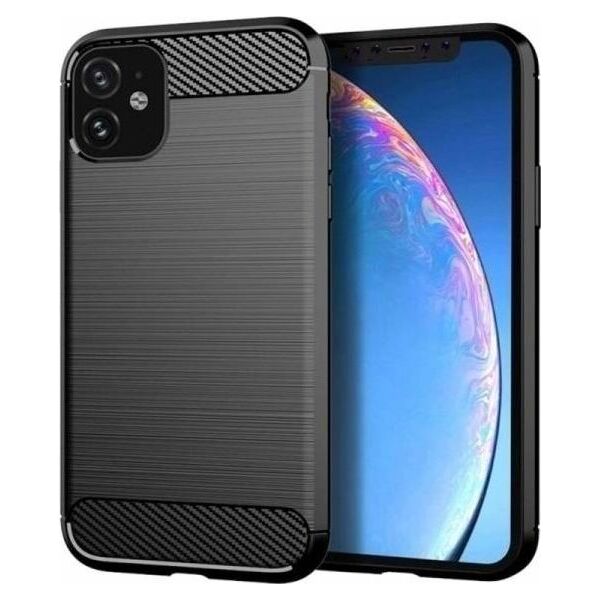 CASE ETUI CARBON LUX CZARNY IPHONE 12 MINI 5,4 standard