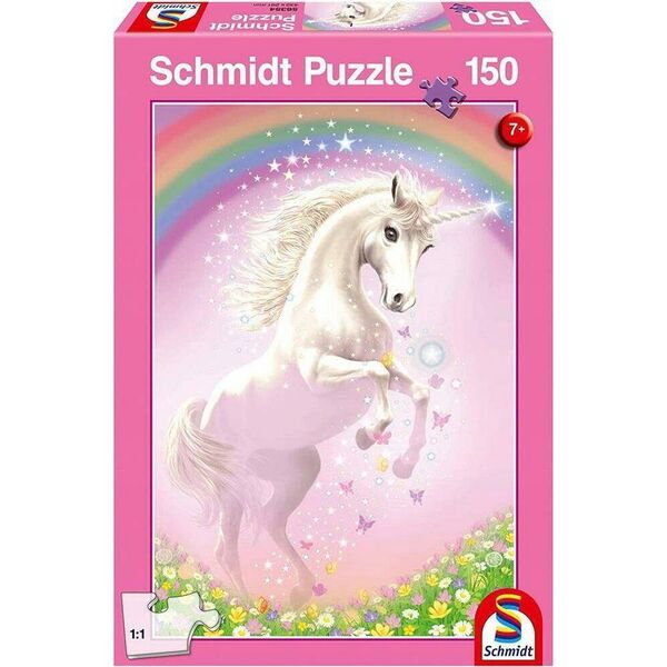 Schmidt Spiele Puzzle 150 Różowy jednorożec G3