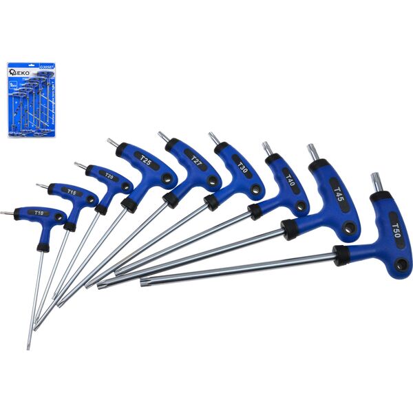 Geko Zestaw wkrętaków torx typu T 9el. (20)