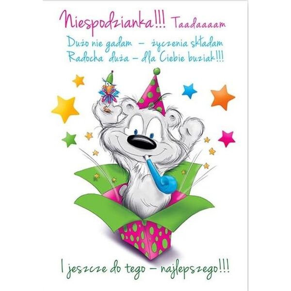 Stamp Karnet Happy B6 + koperta wzór nr 14