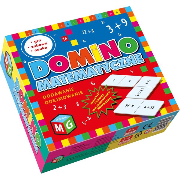 Multigra Domino matematyczne Dodawanie i odejmowani