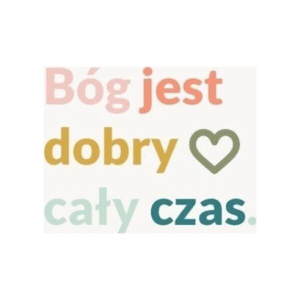 Szaron Podstawka korkowa - Bóg jest dobry KOLOR