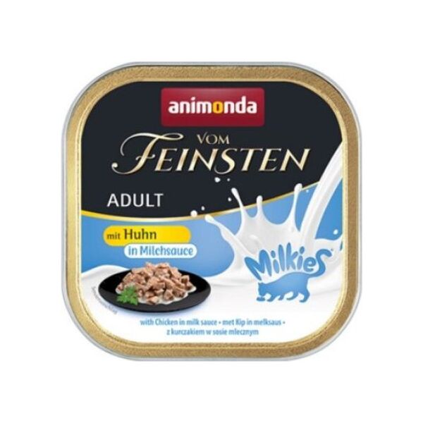 Animonda ANIMONDA KOT 100g V.FEINSTEN MILKY KURA z FARSZEM MLECZNYM tacka/32