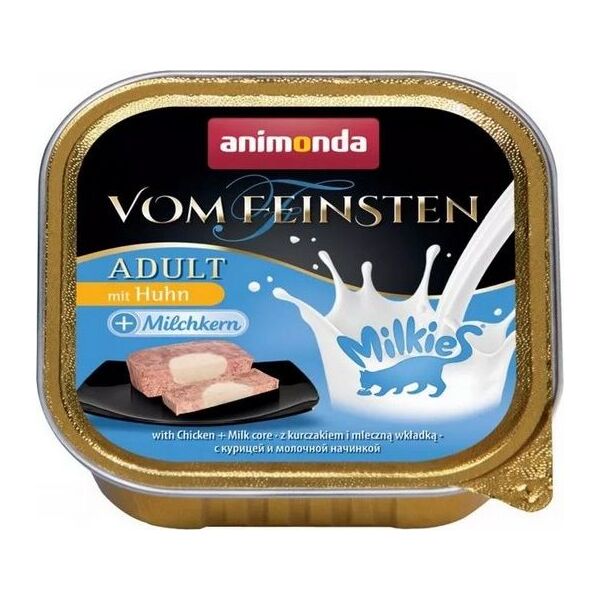 Animonda ANIMONDA KOT 100g V.FEINSTEN MILKY KURA z FARSZEM MLECZNYM tacka/32