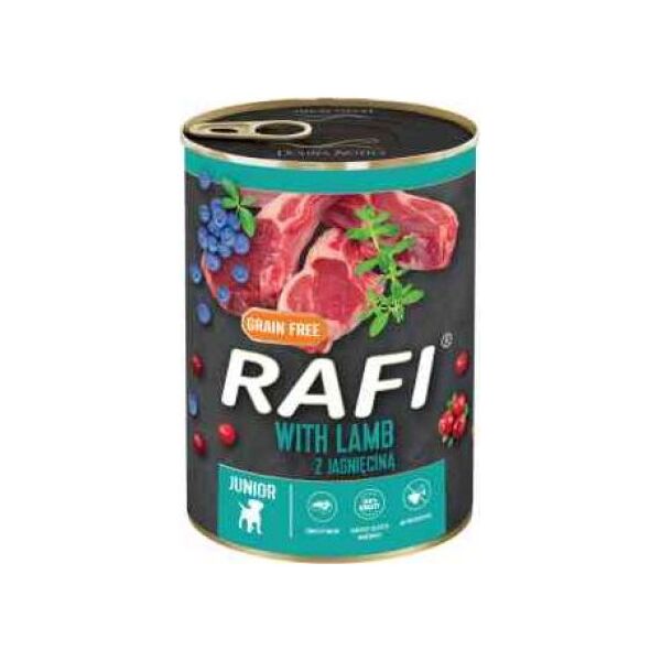 Rafi RAFI PIES pusz.400g JUNIOR JAGNIĘCINA w pasztecie