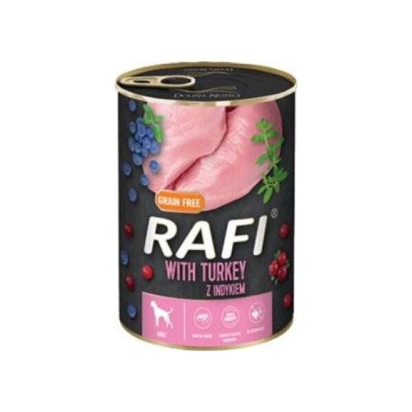 Rafi RAFI PIES pusz.400g INDYK, BORÓWKA, ŻURAWINA