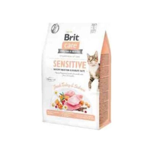 VAFO PRAHS Brit Care Kot Sensitive 7kg Healthy Digestion & Delicate Taste Gf