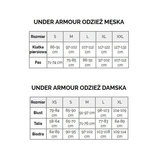 Under Armour Czarny L