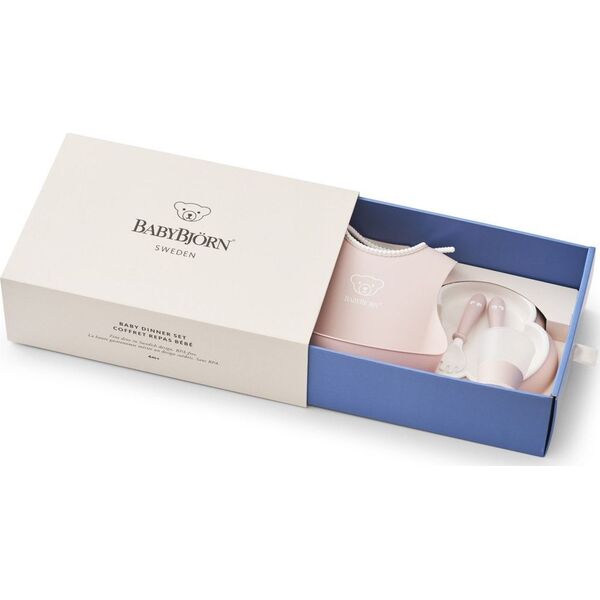 BabyBjorn BABYBJORN - Baby Dinner Set - Powder Pink