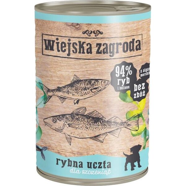 Wiejska Zagroda Wiejska Zagroda dla szczeniąt Rybna uczta 400g