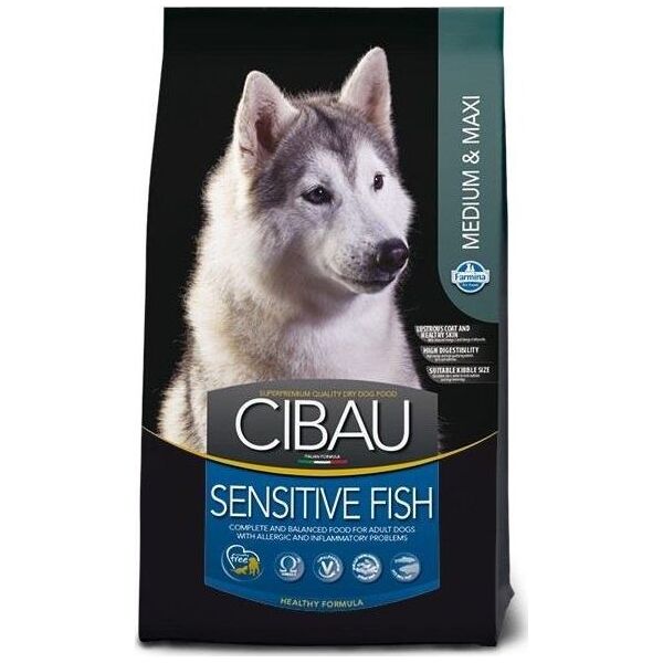Farmina FARMINA CIBAU Sensitive Fish Medium/Maxi - sucha karma dla psa - 12kg + 2kg GRATIS