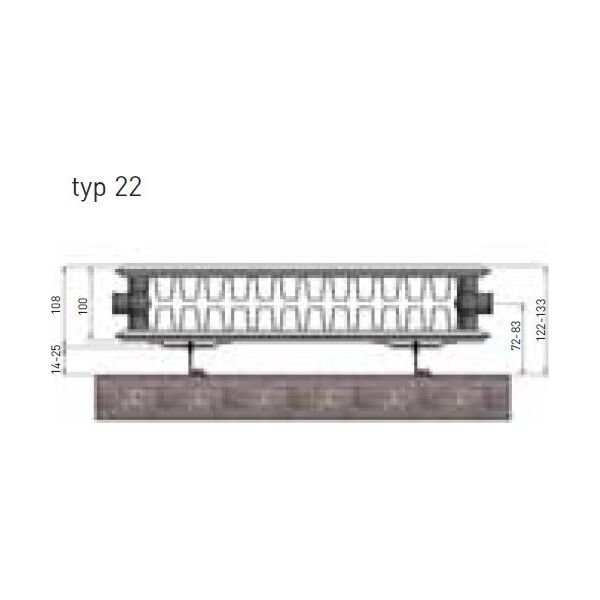 Stelrad GRZEJNIK TERMO TEKNIK K22/300X1000 / 766W