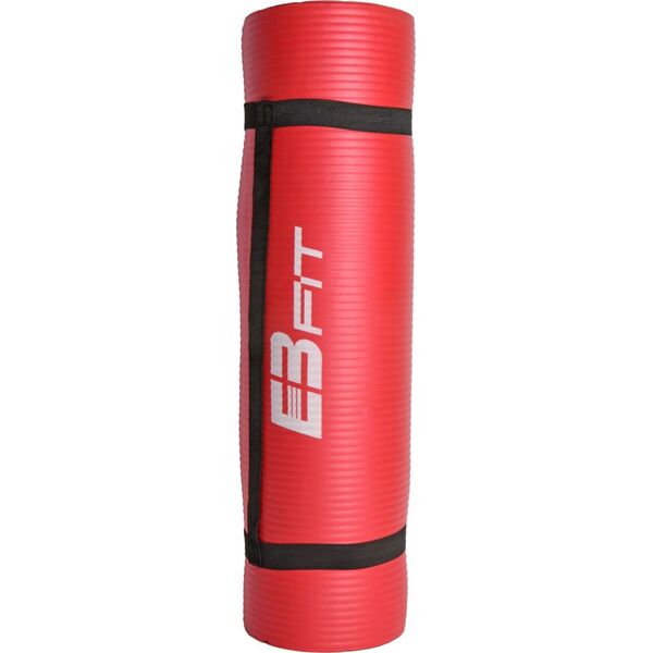 Eb Fit Mata treningowa NBR 180 cm x 60 cm x 1 cm czerwona