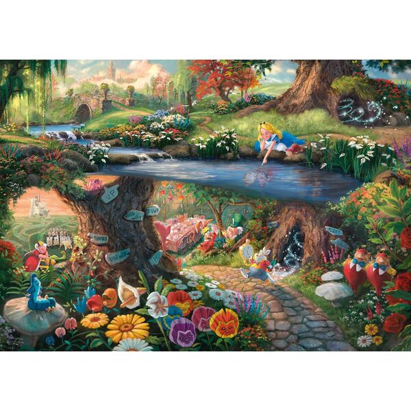 Schmidt Spiele Puzzle PQ 1000 Alicja w Krainie Czarów G3