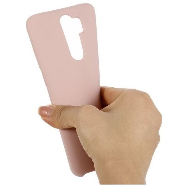 ETUI SILICONE CASE XIAOMI MI NOTE 10 JASNORÓŻOWY standard