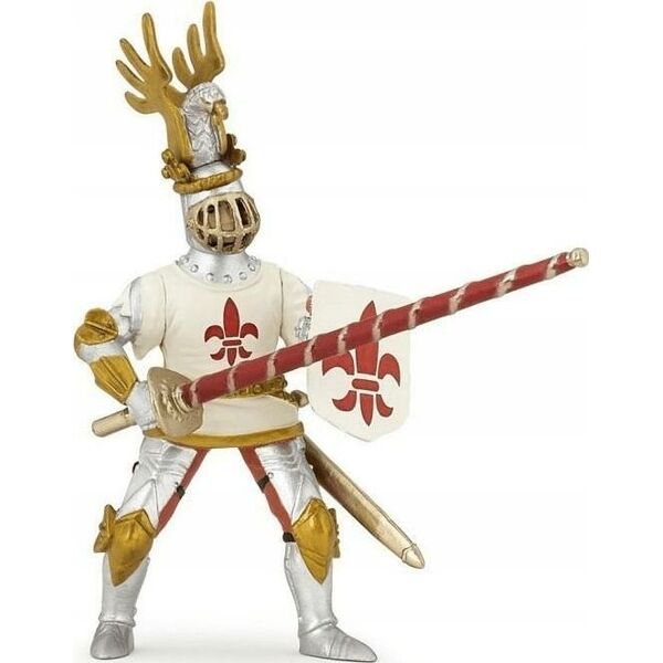 Figurka Papo Figurka Rycerz w białej szacie w lilie (401375)