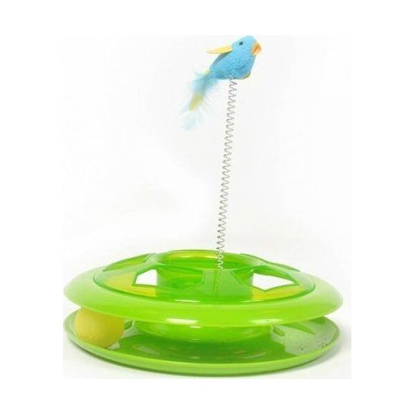 Duvo+ DUVO+ ZABAWKA DLA KOTA "HAPPY HOOP" ZIELONA 26cm 1717041