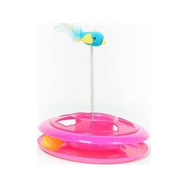 Duvo+ DUVO+ ZABAWKA DLA KOTA "HAPPY HOOP" RÓZOWA 26cm 1717042