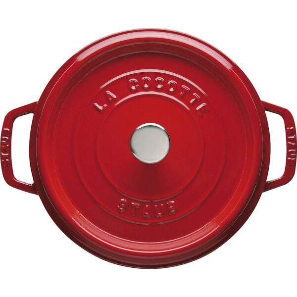 STAUB Garnek STAUB żeliwny okrągły 3.8 ltr czerwony uniwersalny