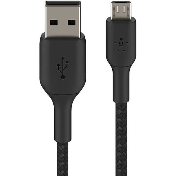Kabel USB Belkin USB-A - microUSB 1 m Czarny (CAB007bt1MBK)