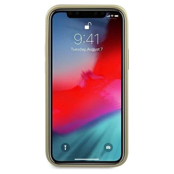 Guess Guess GUHCP12SIGLGO iPhone 12 mini 5,4" złoty/gold hardcase Iridescent