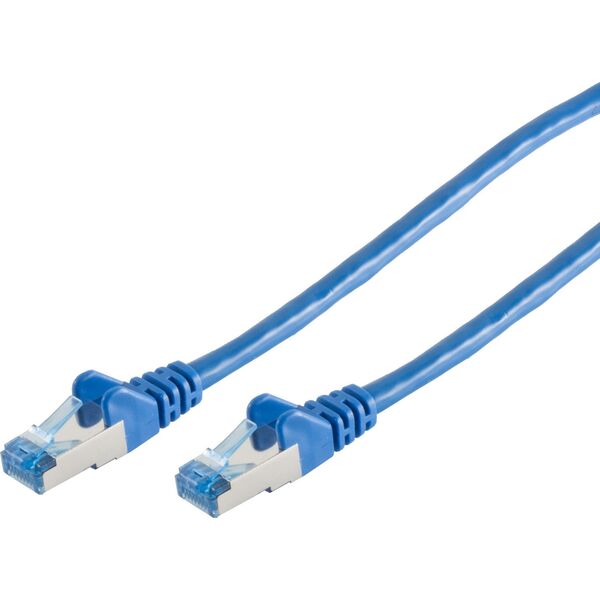 Patchkabel CAT6a RJ45 S/FTP 5m blue